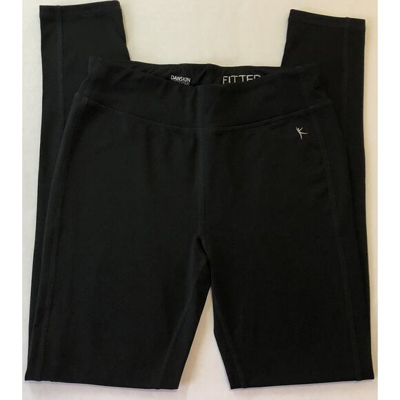 Danskin Ankle Leggings Women S Black Skinny Yoga Stretch Athleisure Coin Pocket - Picture 11 of 12